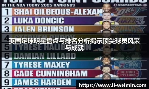 英国足球明星盘点与排名分析揭示顶尖球员风采与成就